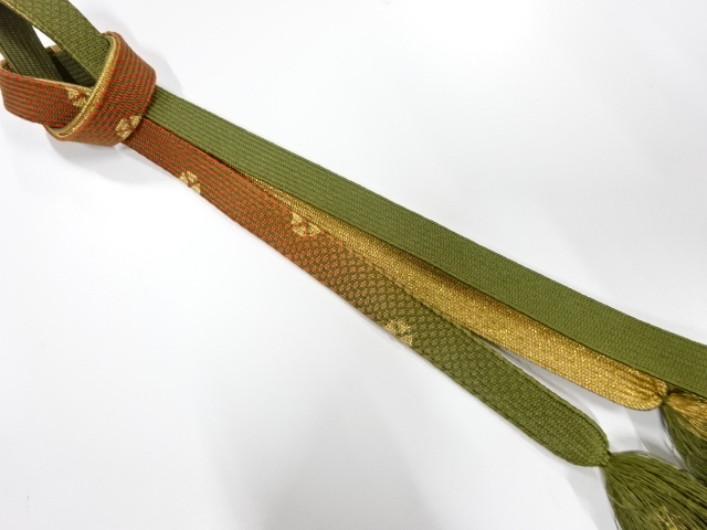 正絹　手組帯締め